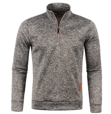 Herbst und Winter Herren Pullover mit Reißverschluss