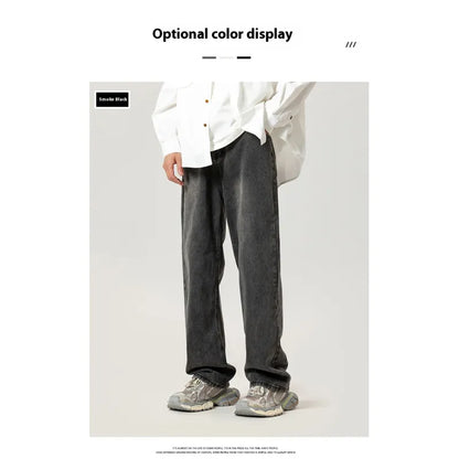 Men's Wide Leg Leisure Jeans