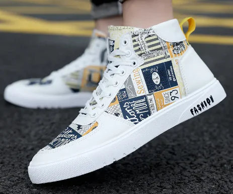 Graffiti High Top Sneakers