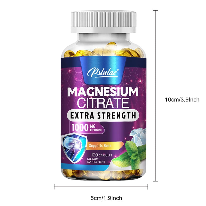 Magnesium Citrate 1000mg - 120 Capsules