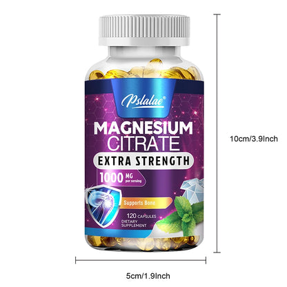 Magnesium Citrate 1000mg - 120 Capsules