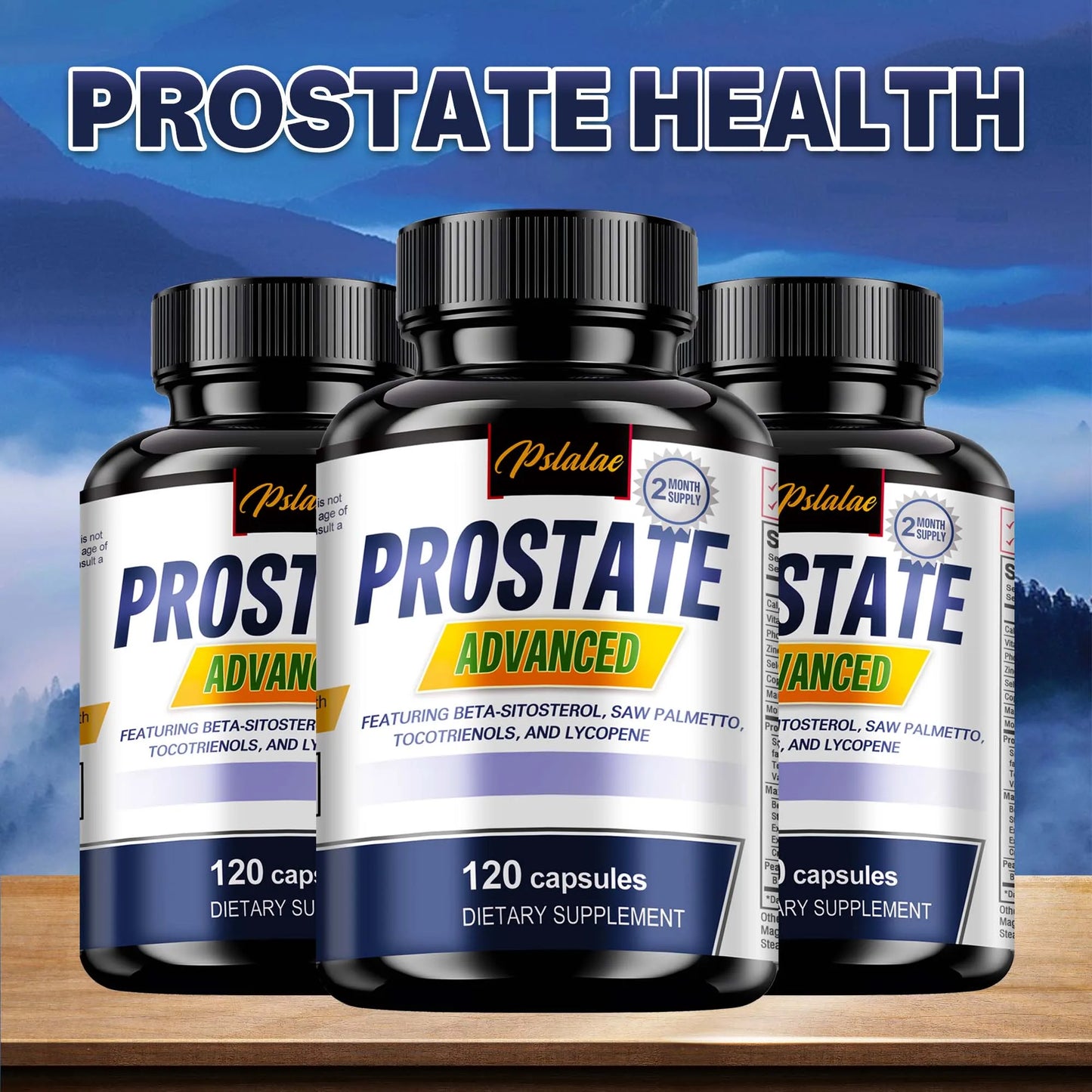 Prostate Capsules - Contains Saw Palmetto to Reduce Bathroom Trips and Relieve Bladder - 120 Capsules