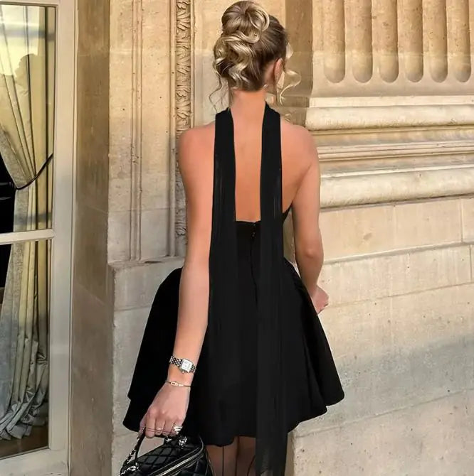 Tube Top With Back Zipper Short Dress