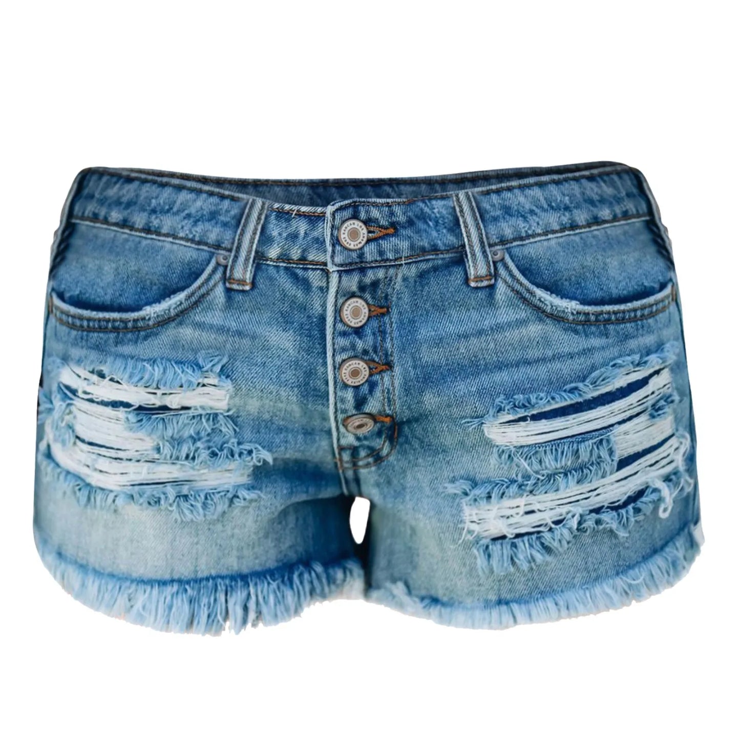 Denim Short Pants