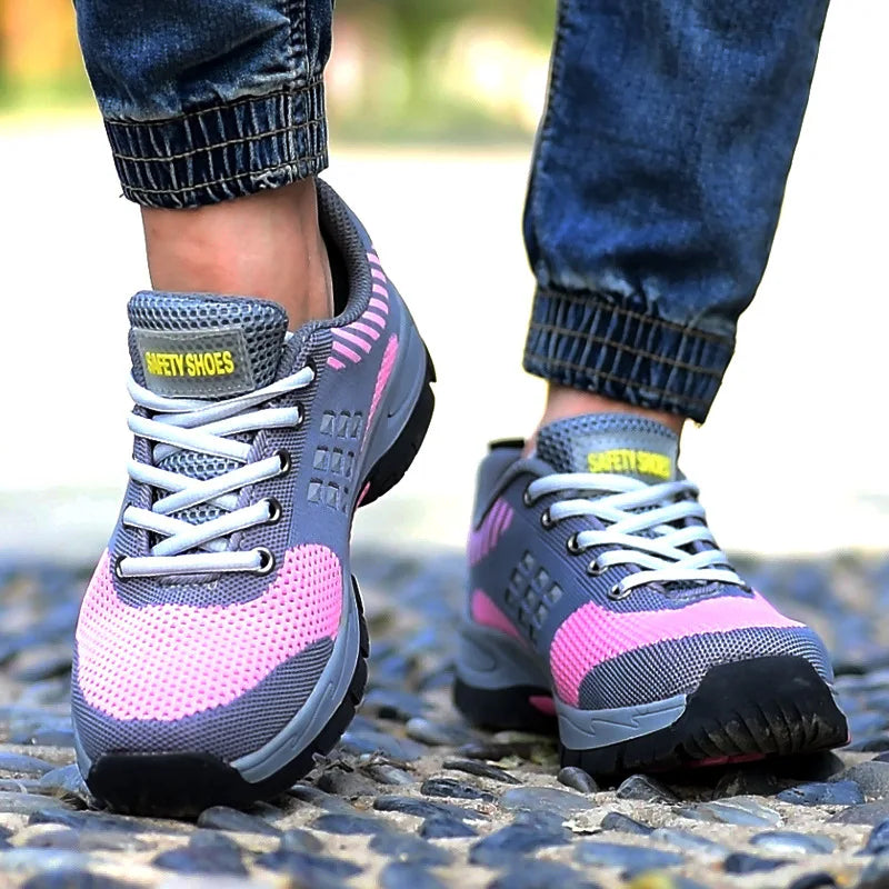 Breathable Women Safety Shoes