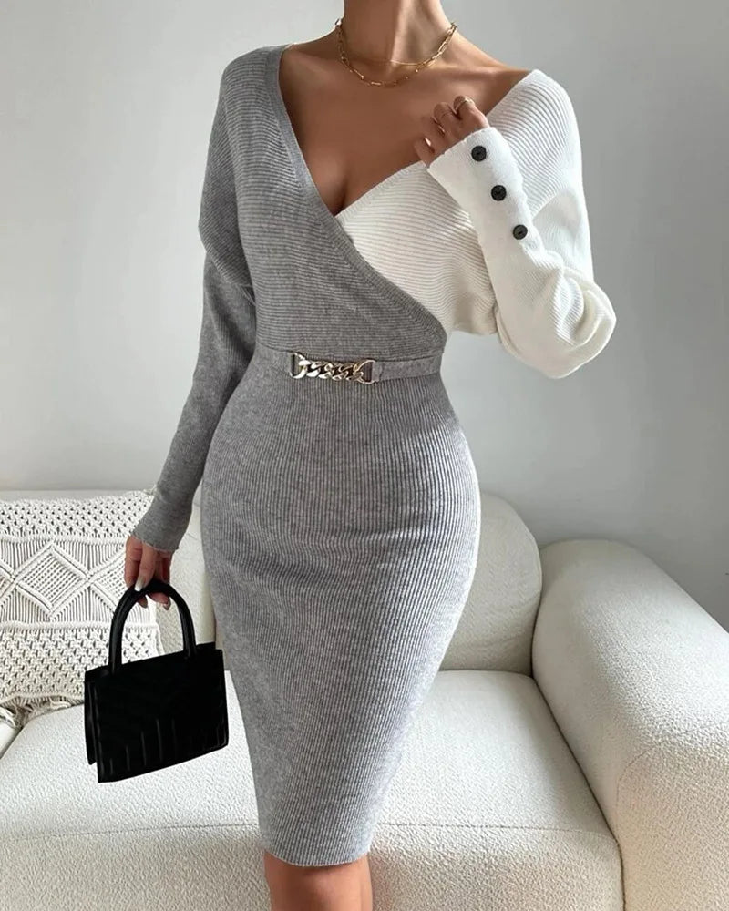 Long Sleeve Knit Dress