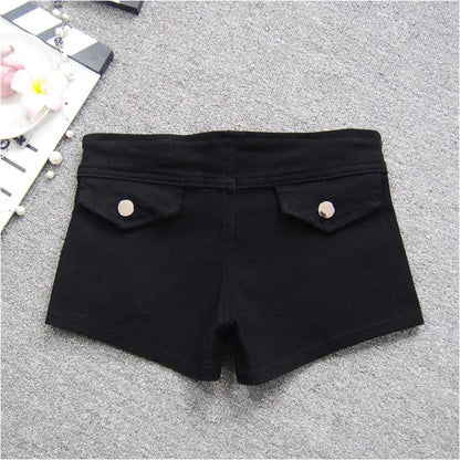 Black Slim Sexy Shorts