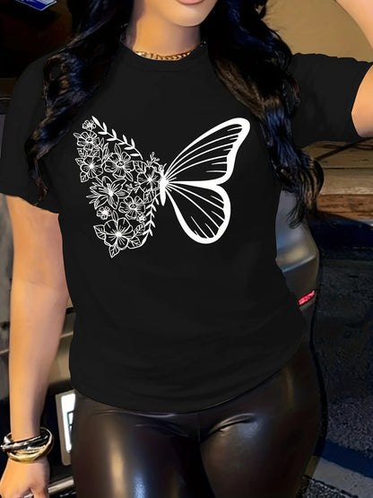 Butterfly Printed T-shirt