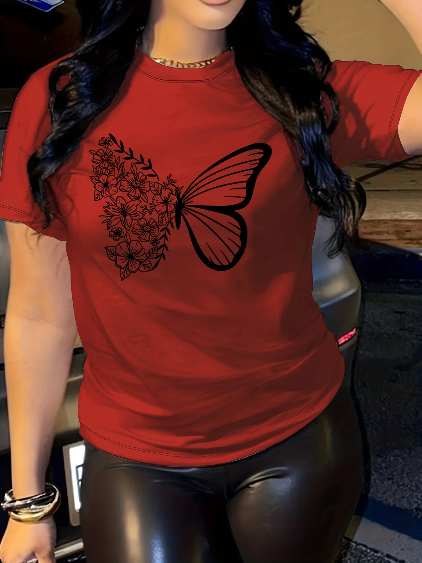 Butterfly Printed T-shirt