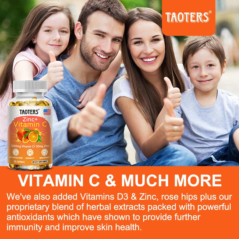 Taoters Vitamin C + Zinc Supplement