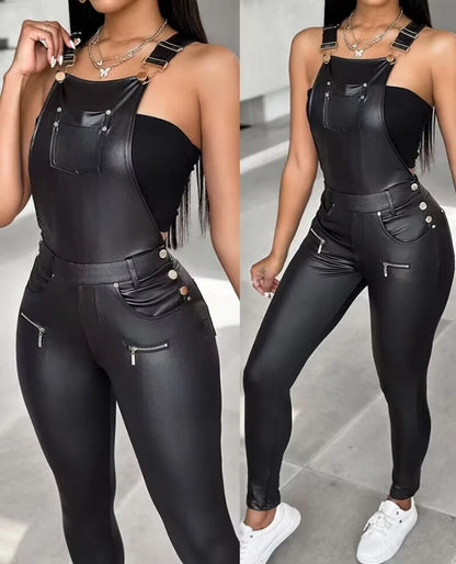 Elegant Style Skinny Jumpsuit