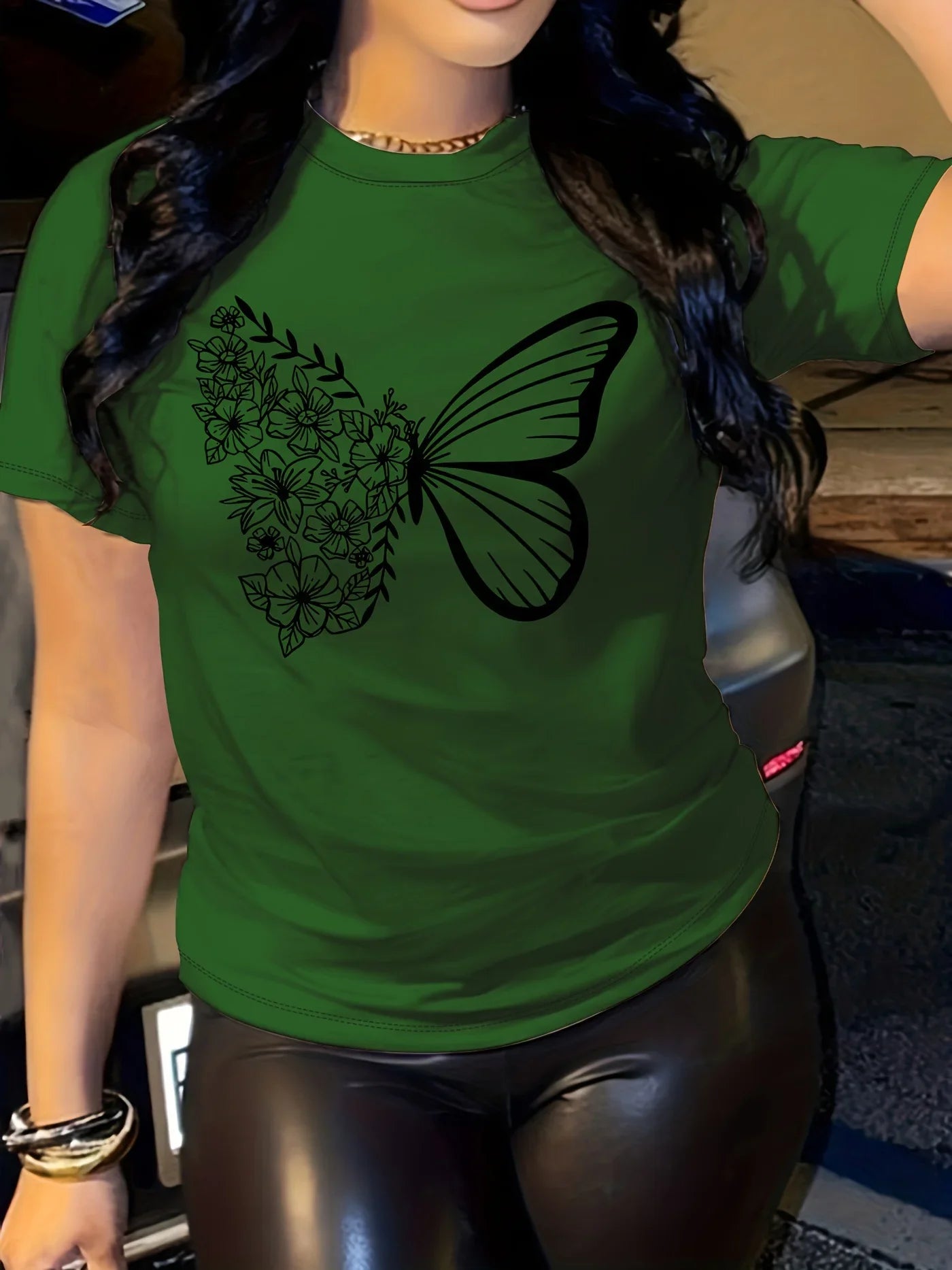 Butterfly Printed T-shirt