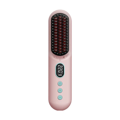 Cordless Portable Hair Straightener Brush