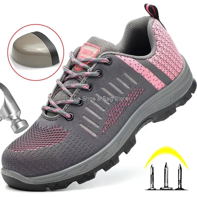 Breathable Women Safety Shoes