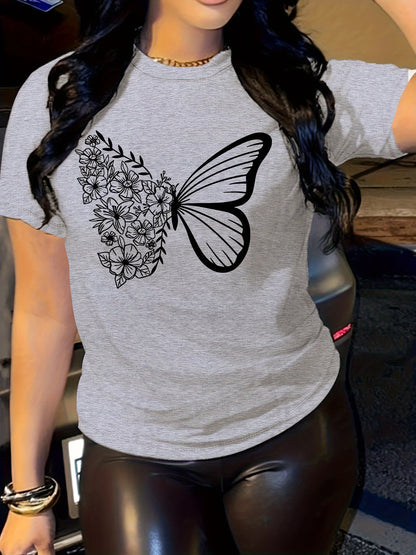 Butterfly Printed T-shirt