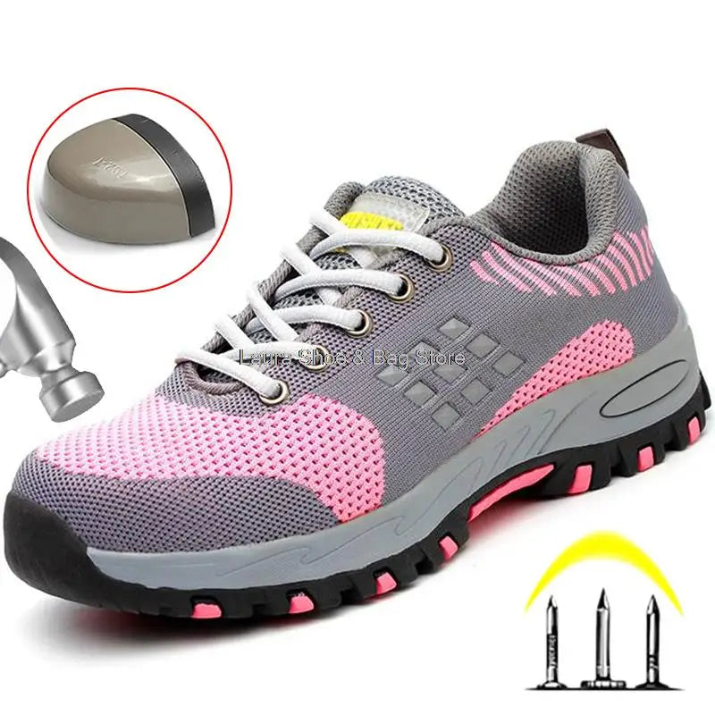 Breathable Women Safety Shoes