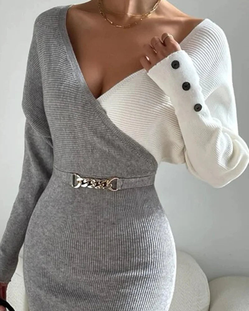 Long Sleeve Knit Dress