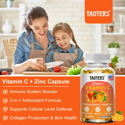 Taoters Vitamin C + Zinc Supplement