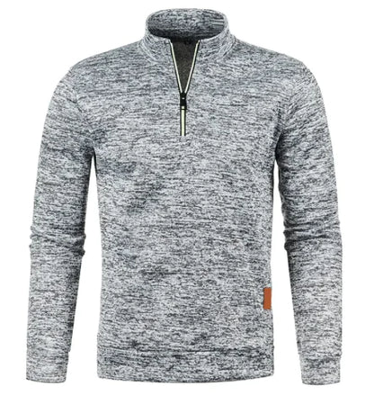 Herbst und Winter Herren Pullover mit Reißverschluss