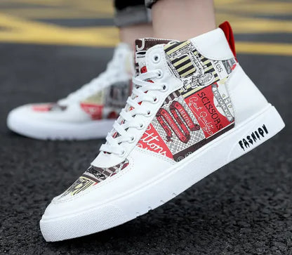 Graffiti High Top Sneakers