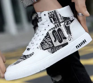 Graffiti High Top Sneakers