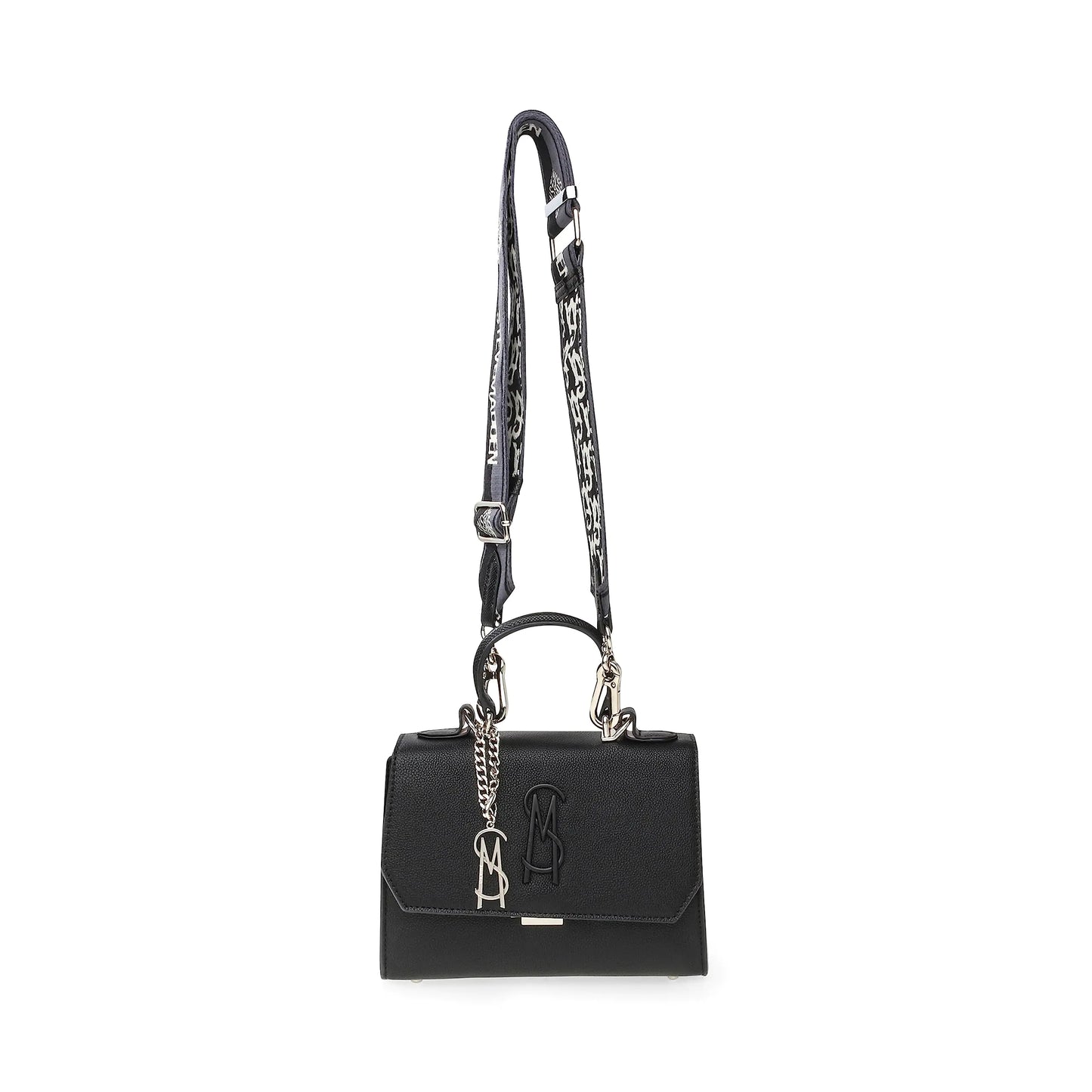 Steve Madden LATTUCA Top Handle Crossbody Black